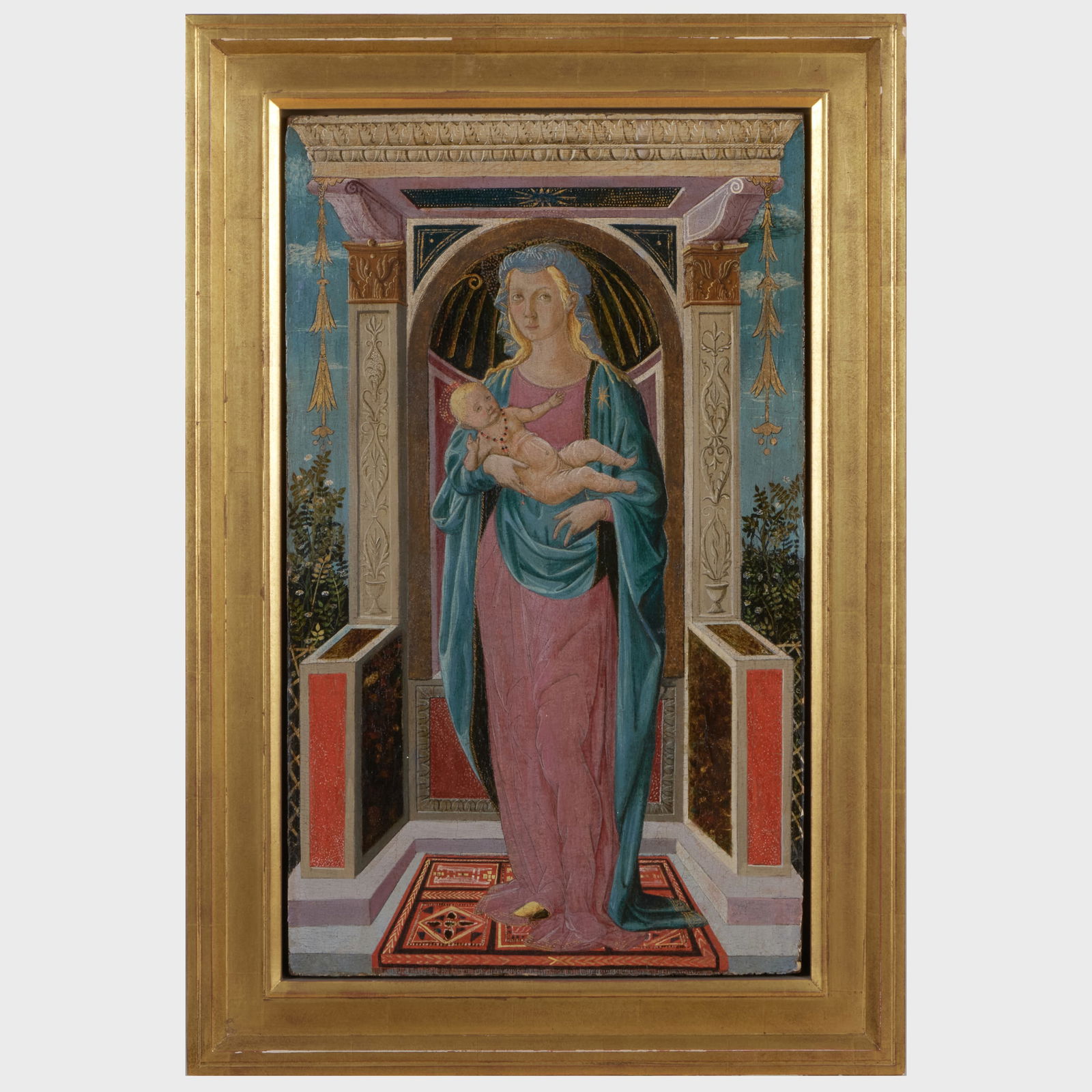 Manner of Filippino Lippi (1457-1504): Madonna and Child: Manner of Filippino Lippi (1457-1504): Madonna and Child Oil on panel, unsigned. 22 1/2 x 13 1/2 in., 27 3/4 x 18 3/4 in. (frame). Sold Sotheby's, NY, June 28, 2001, Lot 67; The Collection of Gordon