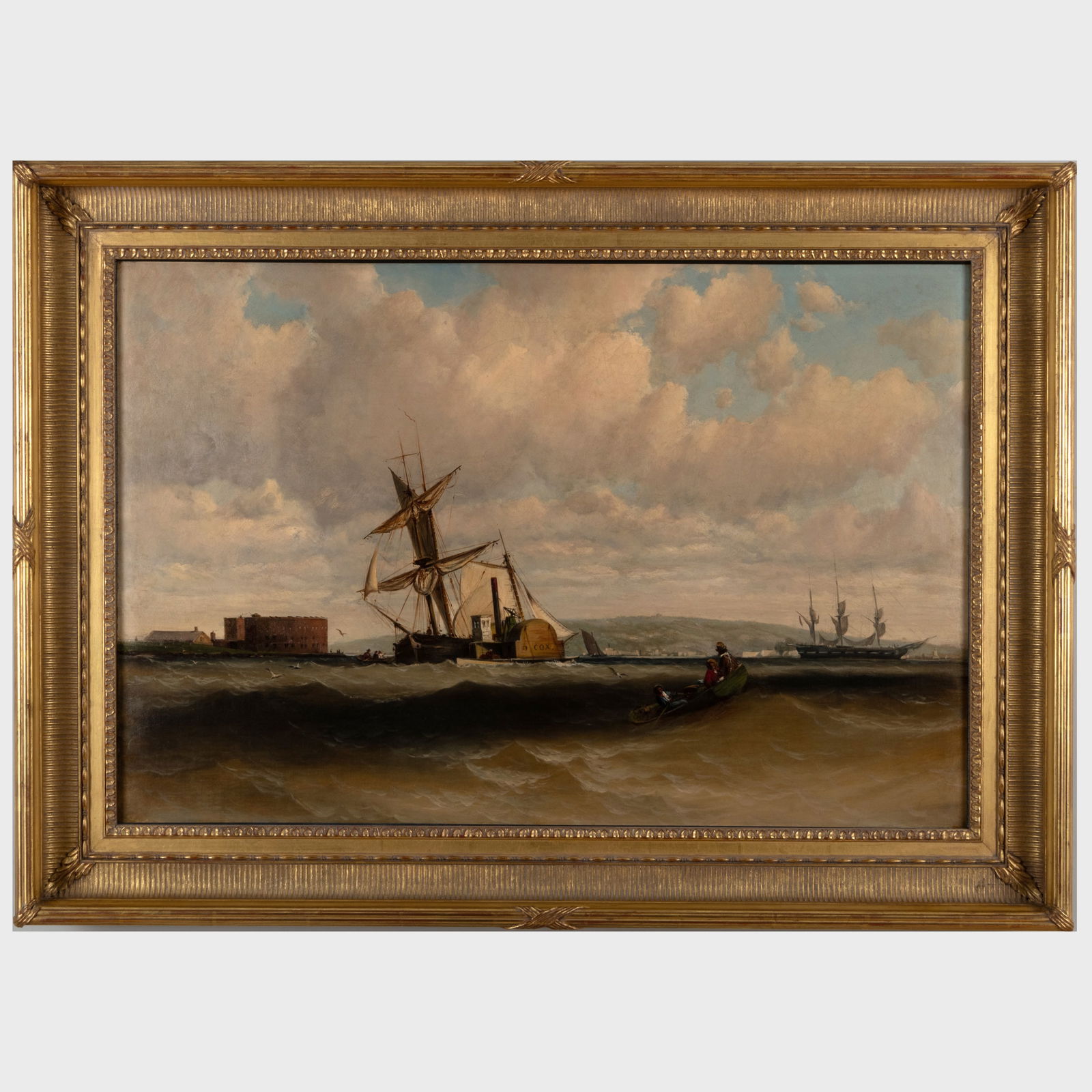 Attributed to Albert van Beest (1820-1860): Harbor (1 of 2)