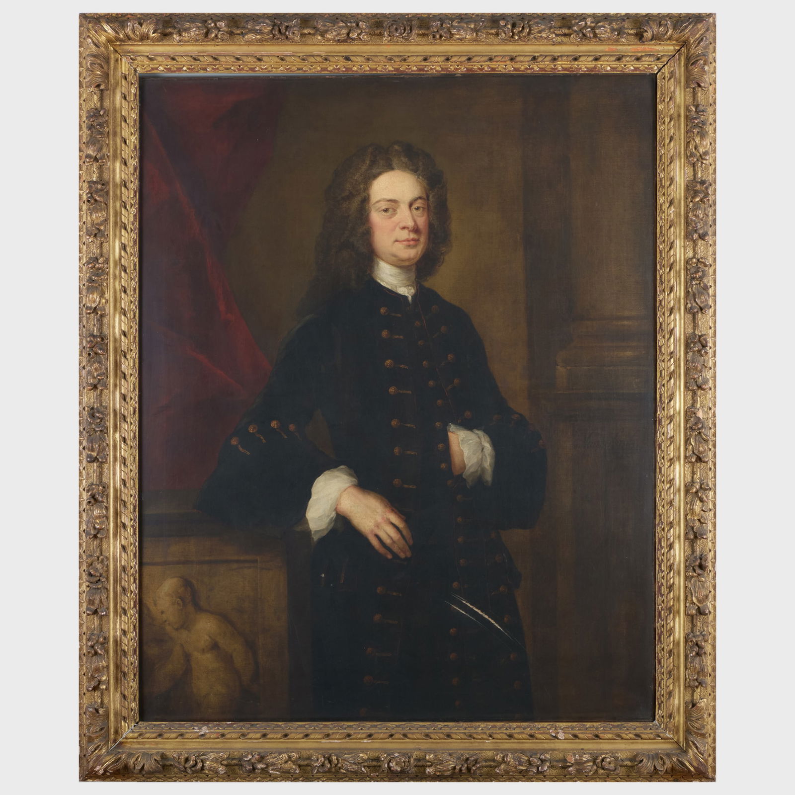 John Vanderbank (1694-1739): Portrait of Adimral Techell (1 of 3)