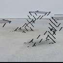 Mattia Bonetti and Elizabeth Garouste Pair of 'Isis' Wrought-Iron Tabourets