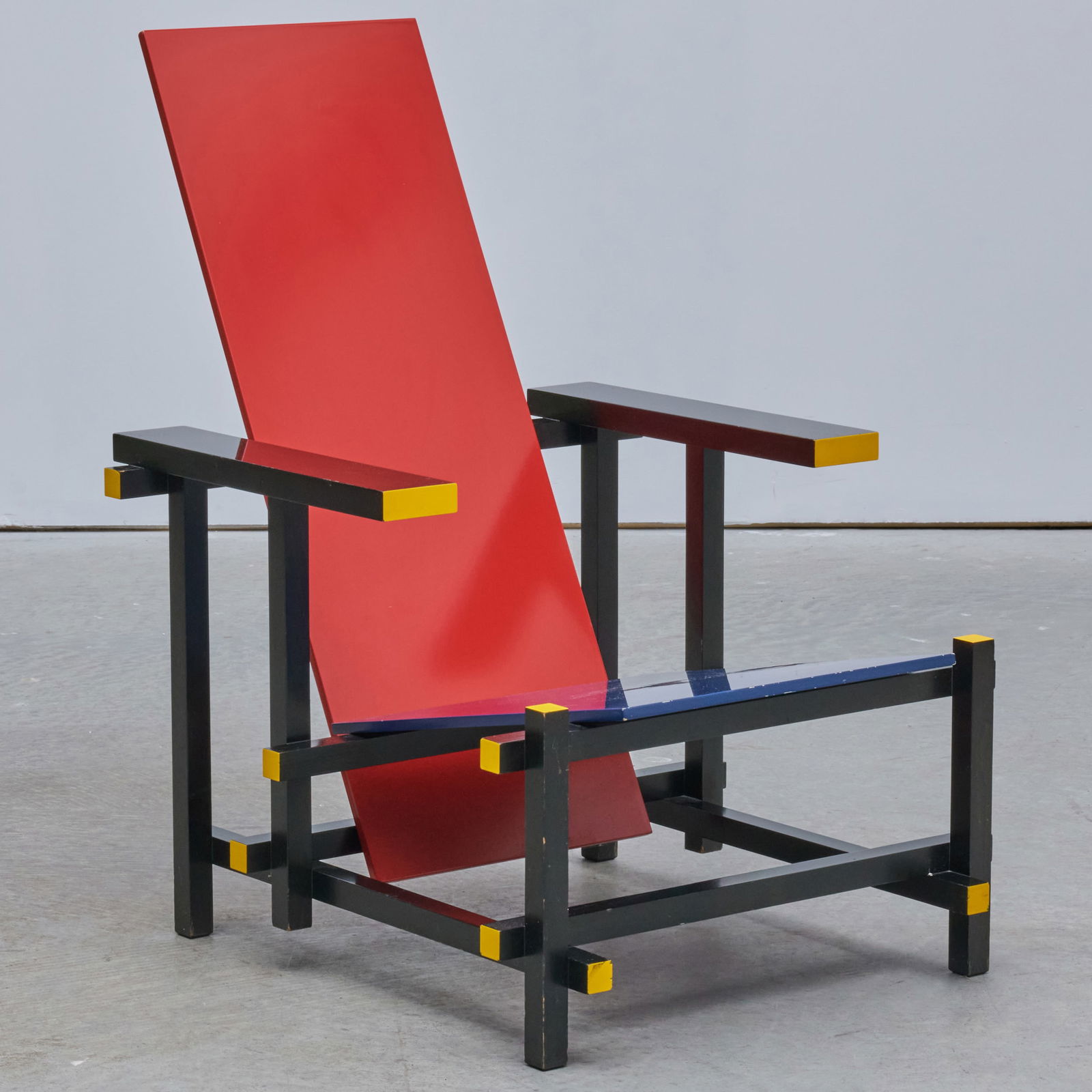 Cassina Reissue of a Gerrit Rietveld Lacquered Wood Armchair (1 of 8)
