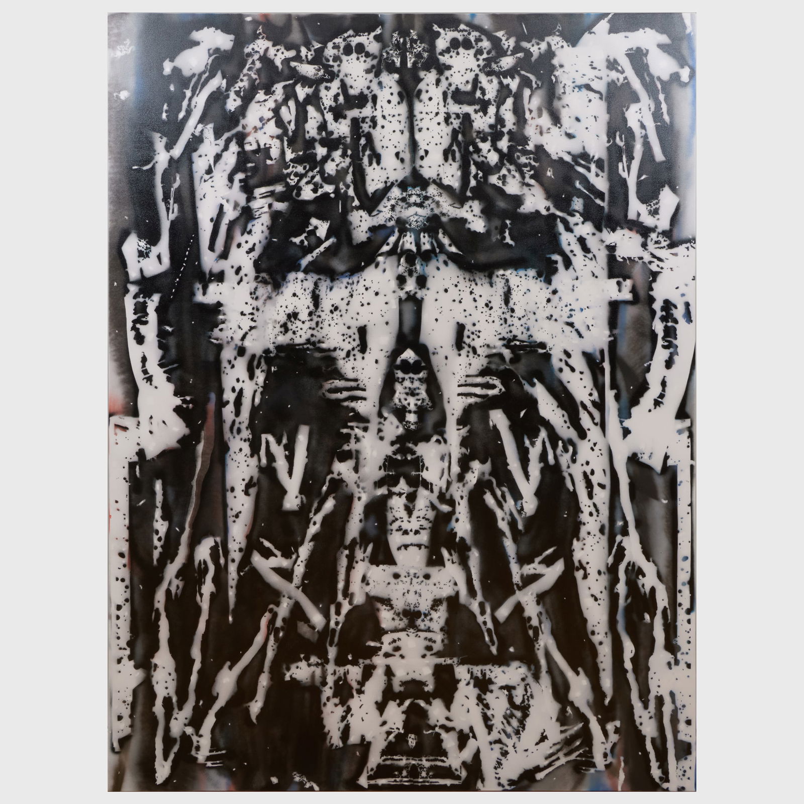 David Ratcliff (b. 1970): Second Painting Mirror 1: David Ratcliff (b. 1970): Second Painting Mirror 1 Acrylic and spray on canvas, 2008, signed, titled and dated on the reverse, with label from Galerie Rodolphe Janssen, Brussels and Paul Kasmin Galler