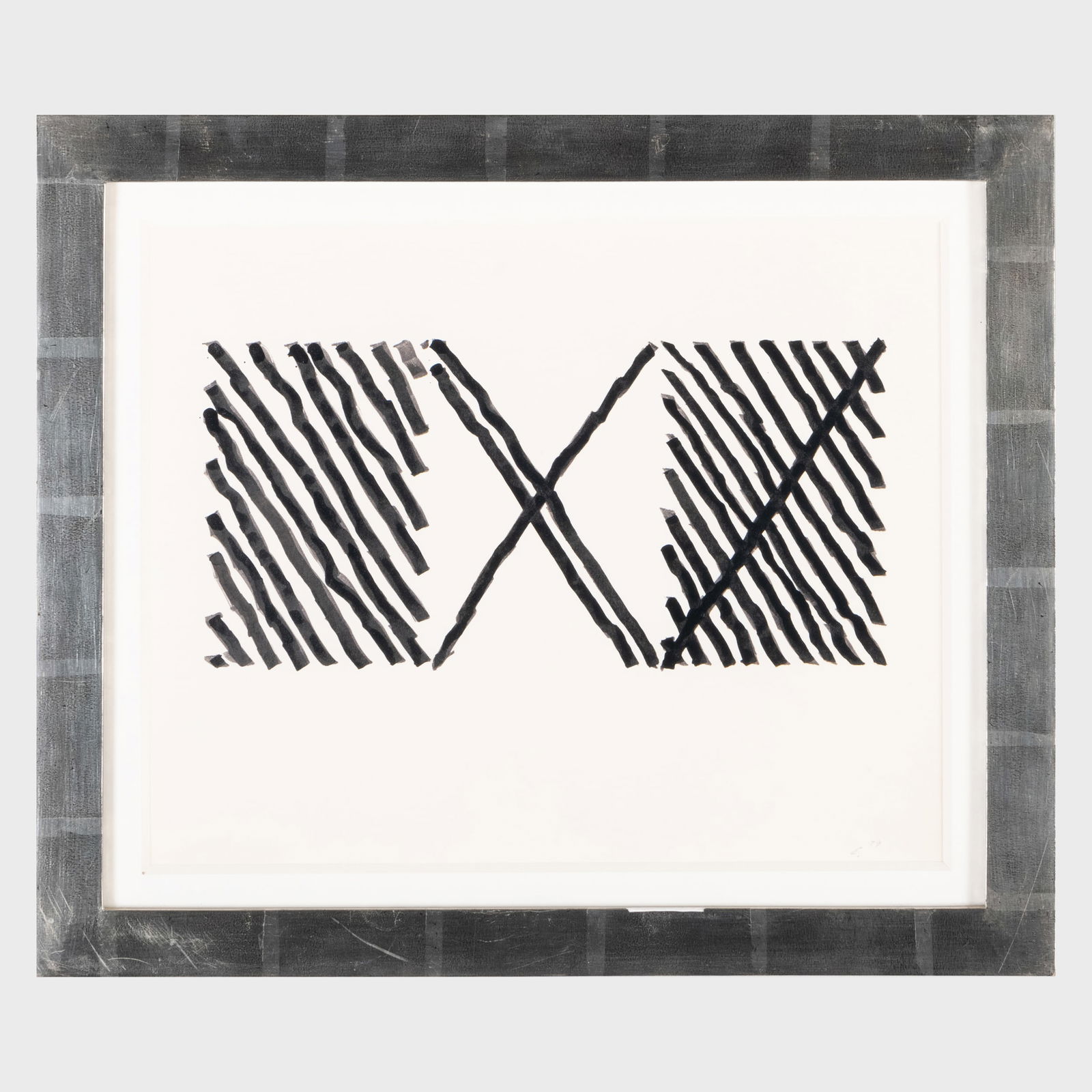 Ed Moses (1926-2018): Untitled: Ed Moses (1926-2018): Untitled Ink on paper, 1978, signed with initial 'E' and dated lower right, with label from Bobbie Greenfield Gallery, Santa Monica, CA. 12 3/4 x 15 3/4 in. (sheet), 16 x 19 in.