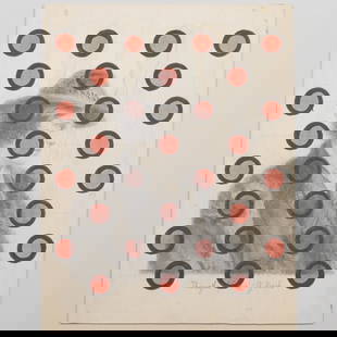 Peter Schuyff (b. 1958): Untitled: Watercolor on found paper, 1992, signed 'Peter Schuyff' on the reverse. 12 1/4 x 9 1/4 in. (sheet), unframed. Collection of Paul Kasmin.