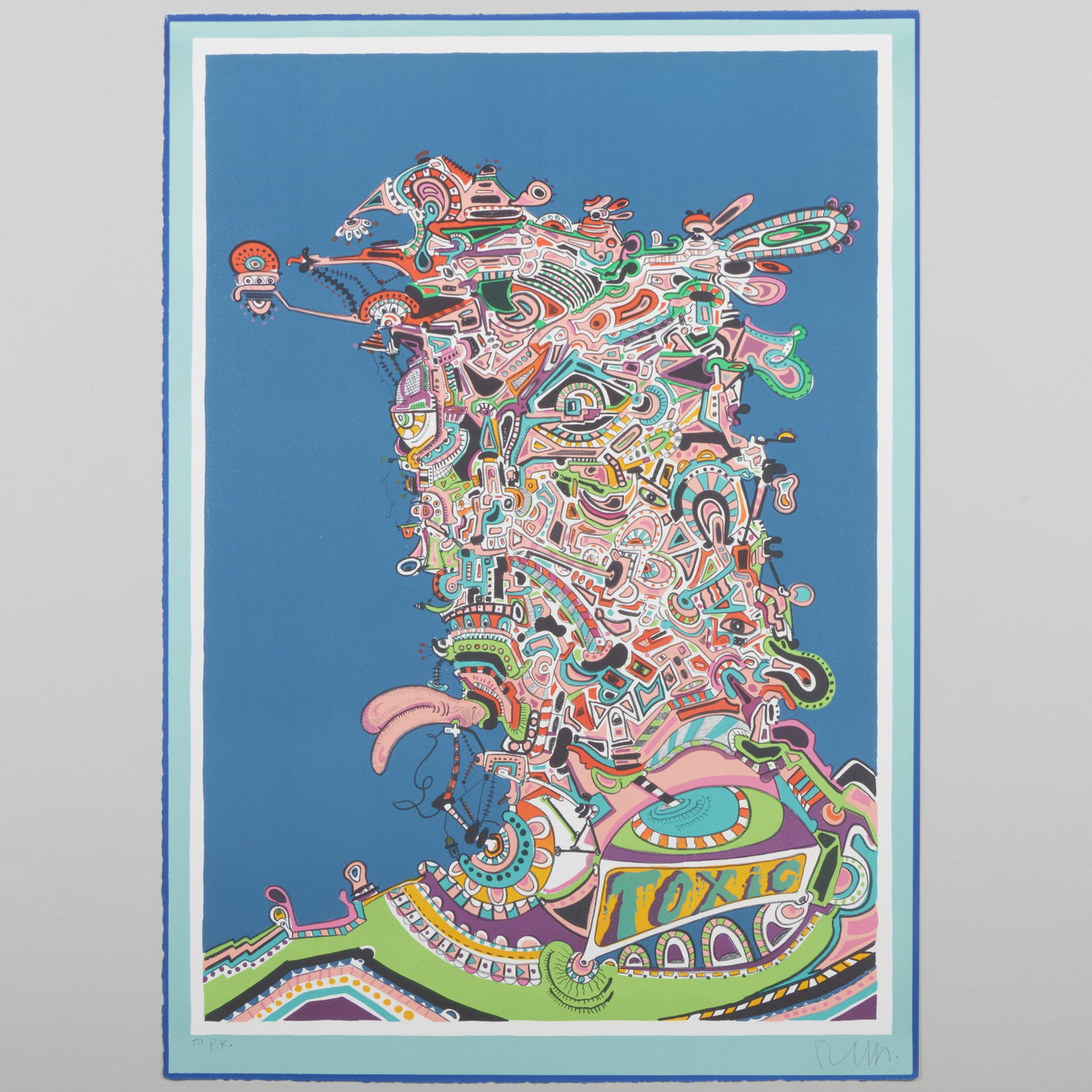 Erik Parker (b. 1968): Toxic (1 of 2)