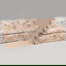 Large Cotton Chintz Slip Covered Three Seat Sofa, Designed by Colefax and Fowler