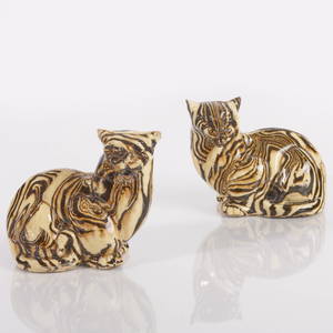 Pair of Aptware Models of Cats