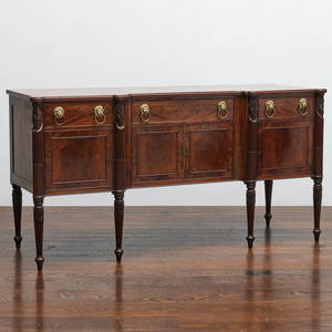 The Reid Family Federal Mahogany Sideboard, Attributed to the Shop of Benjamin Bass Jr. (1775-1819),