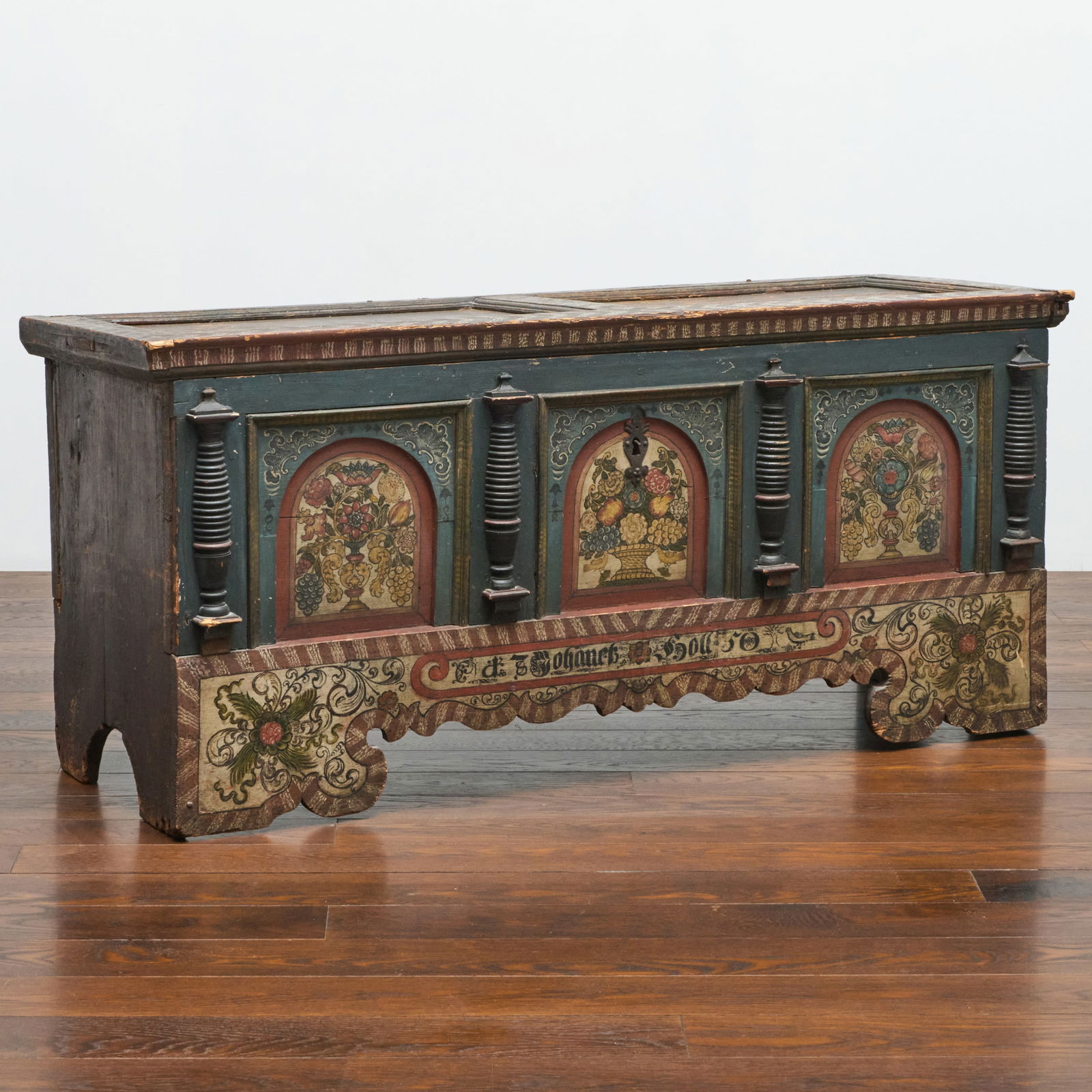 German Painted Blanket Chest (1 of 15)