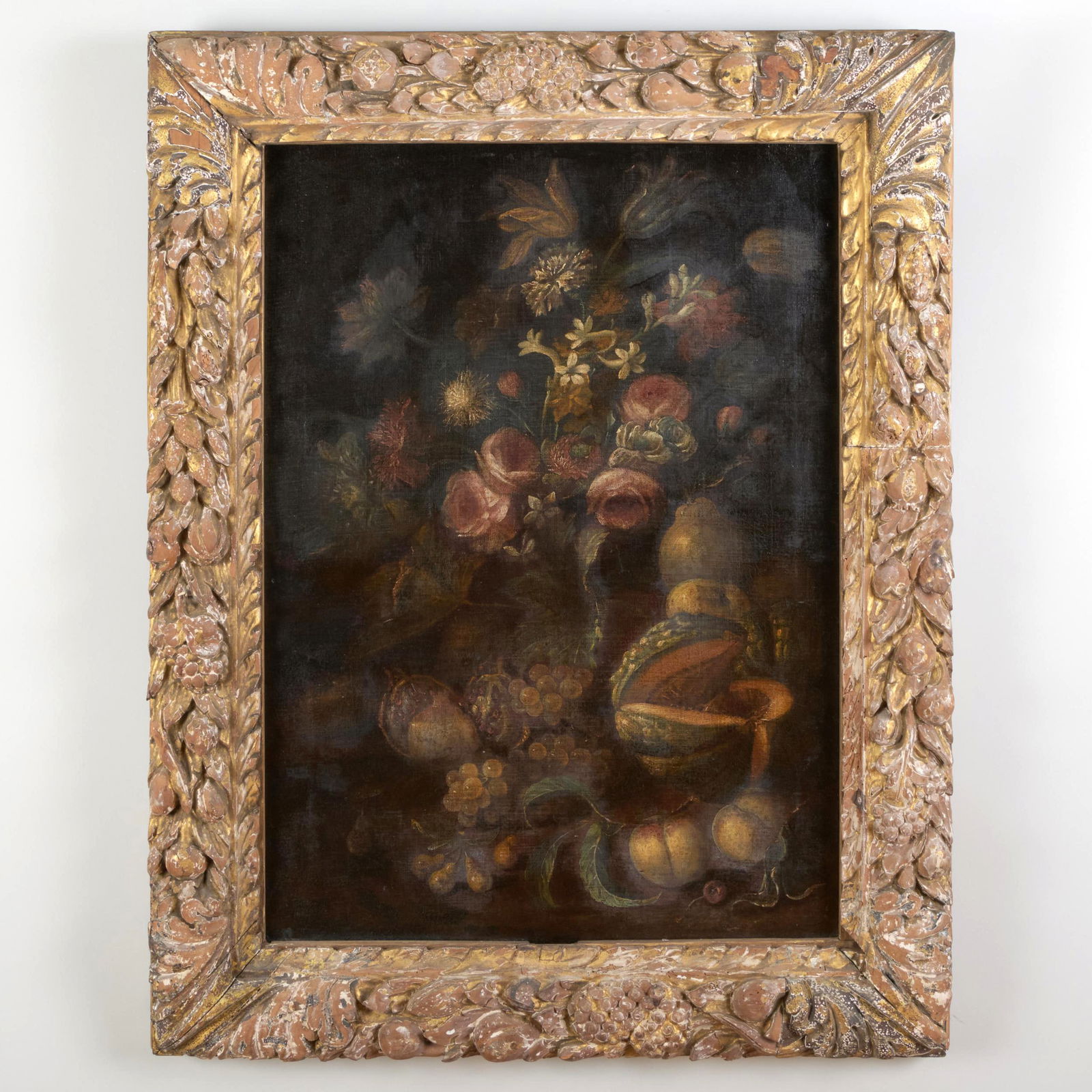 Continental School: Still Life with Fruit and Flowers (1 of 4)