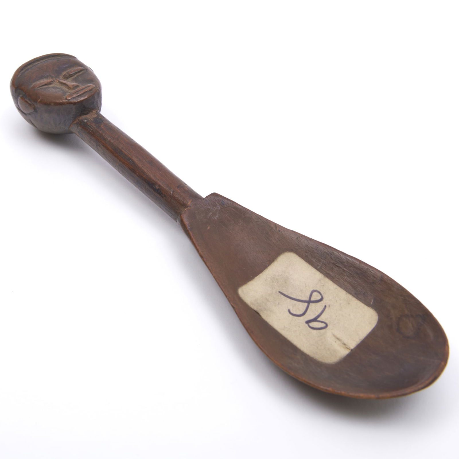 African Carved Wood Spoon (1 of 4)