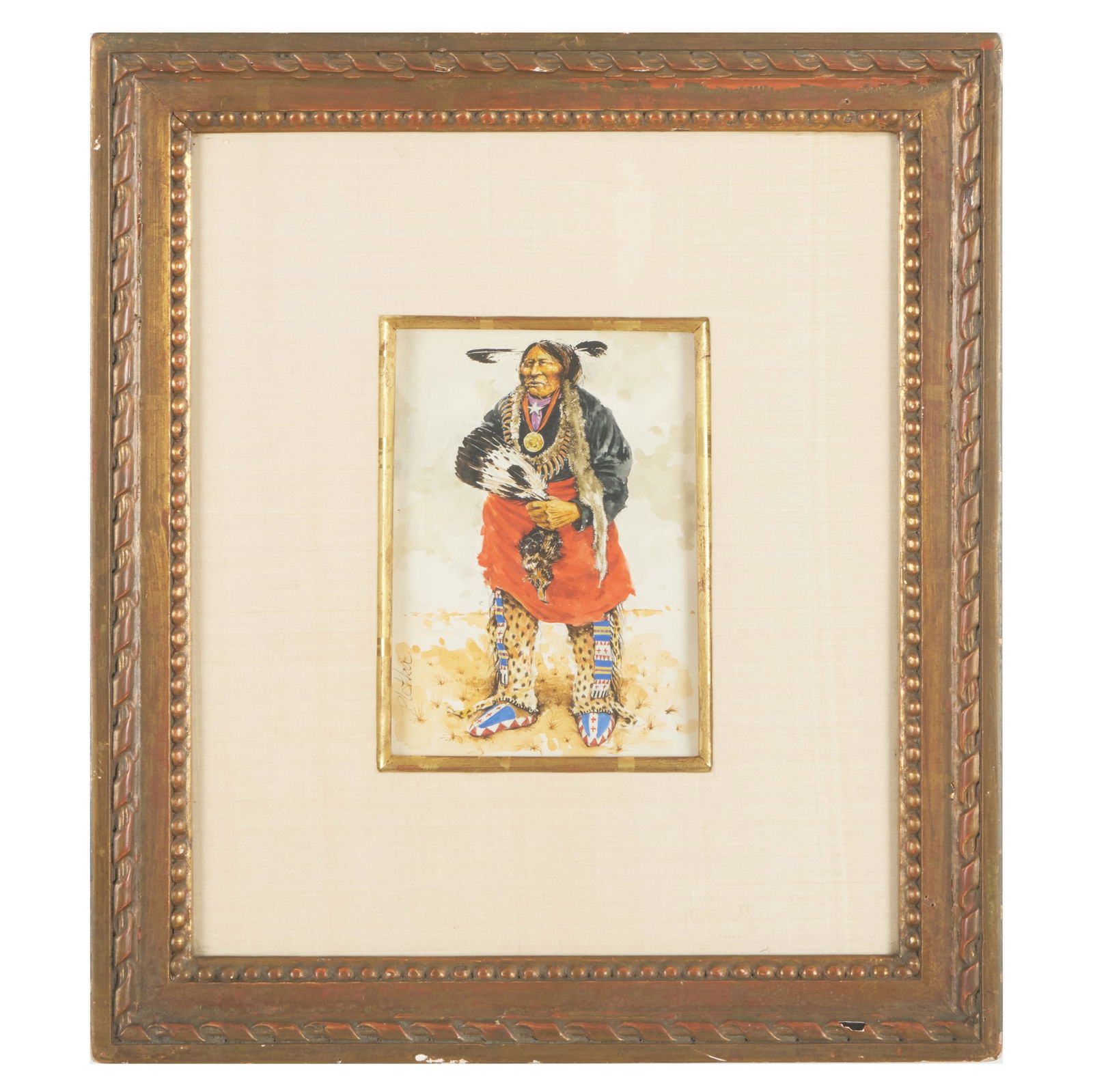 Paul Pletka (b. 1946): Pawnee; and General Custer (1 of 6)