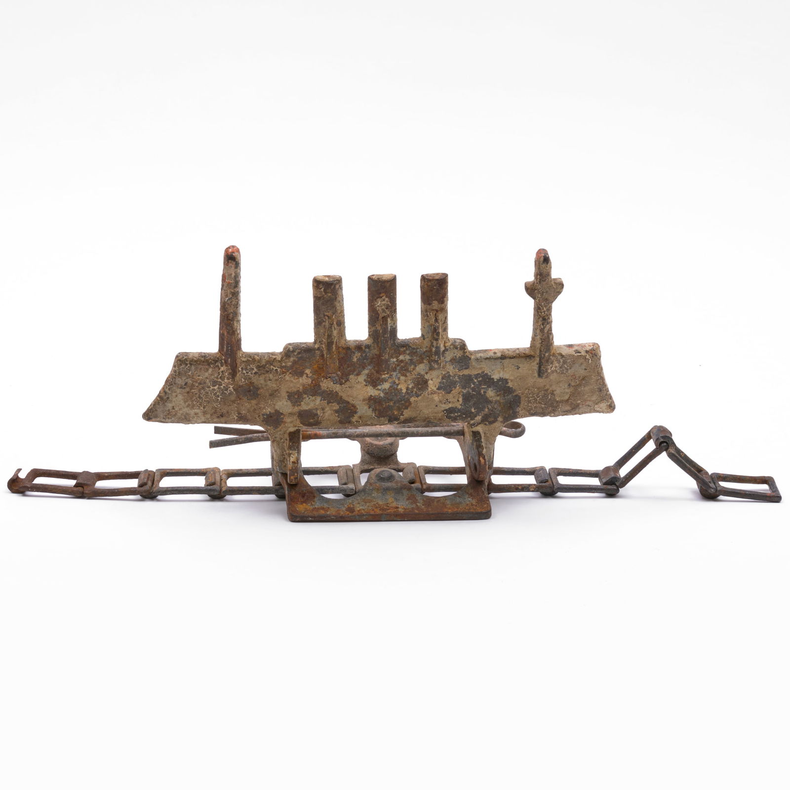 Cast Iron Shooting Target of a Ship (1 of 7)