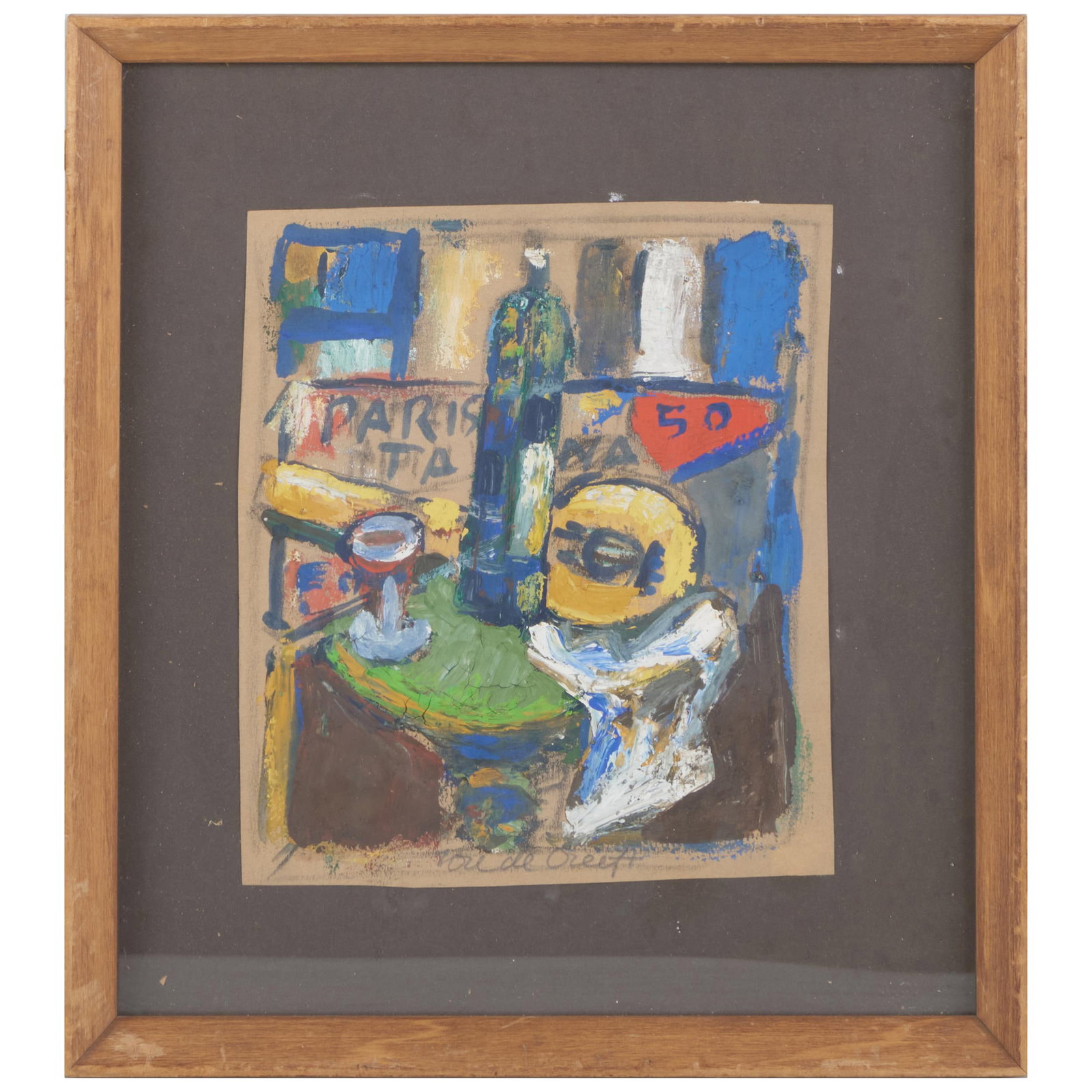 20th Century School: Paris Cafe Scene (1 of 3)