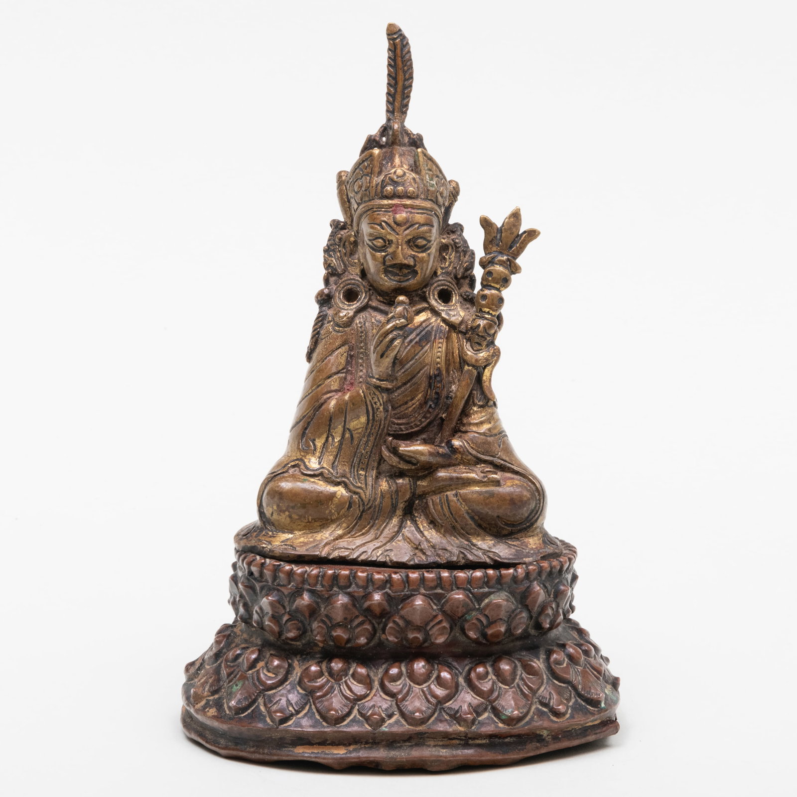 Nepalese Gilt-Bronze Figure of Padmasambhava (1 of 15)