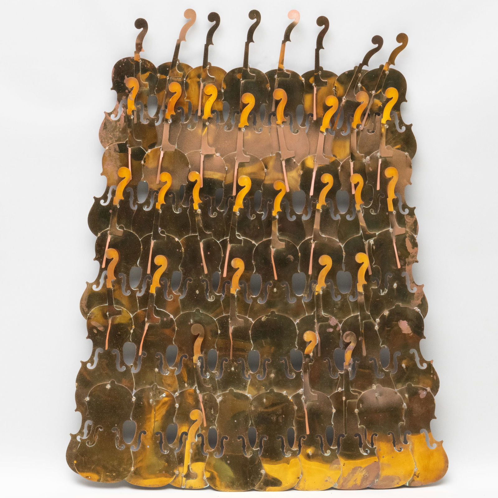 Attributed to Fernandez Arman (1928-2005): Shiny Concerto: Attributed to Fernandez Arman (1928-2005): Shiny Concerto Brass, 1986. 67 x 54 x 4 in. Note: Supporting documentation is not available for this work. Sold Sotheby';s NY, May 11, 2006, Lot 524; ;The Co