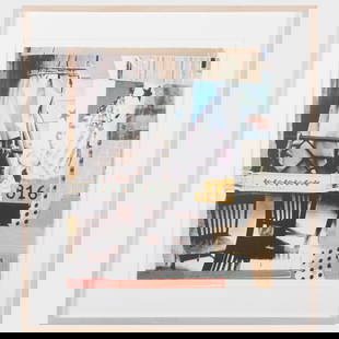 Robert Rauschenberg (1925-2008): Untitled: Robert Rauschenberg (1925-2008): Untitled Lithograph in colors on wove paper, 1997, signed, dated and numbered 12/500 in pencil. 18 1/2 x 15 1/2 in. (sheet), 25 1/8 x 22 5/8 in. (frame).