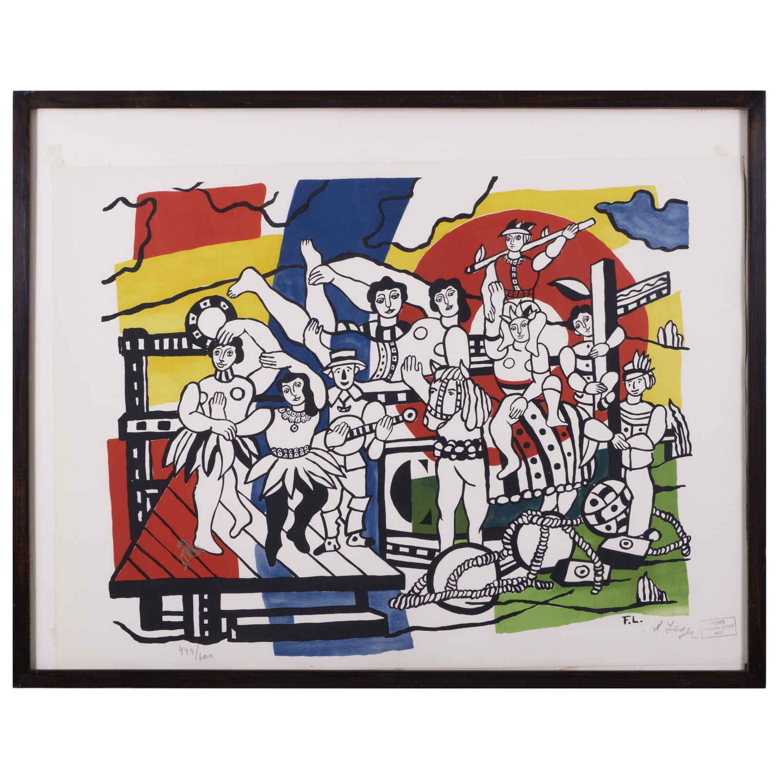 After Fernand Leger (1881-1955): Le Cirque (1 of 4)