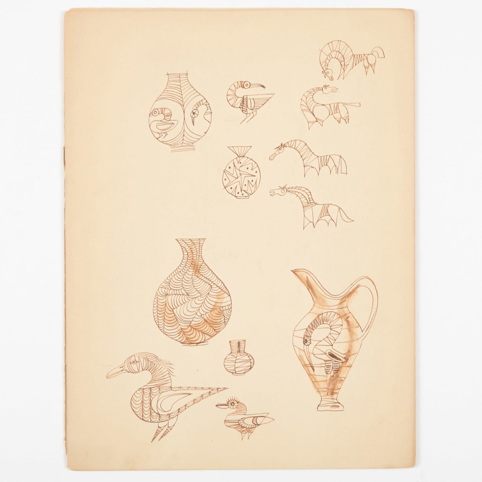 Aaron Bohrod (1907-1992): Sketchbook (1 of 5)