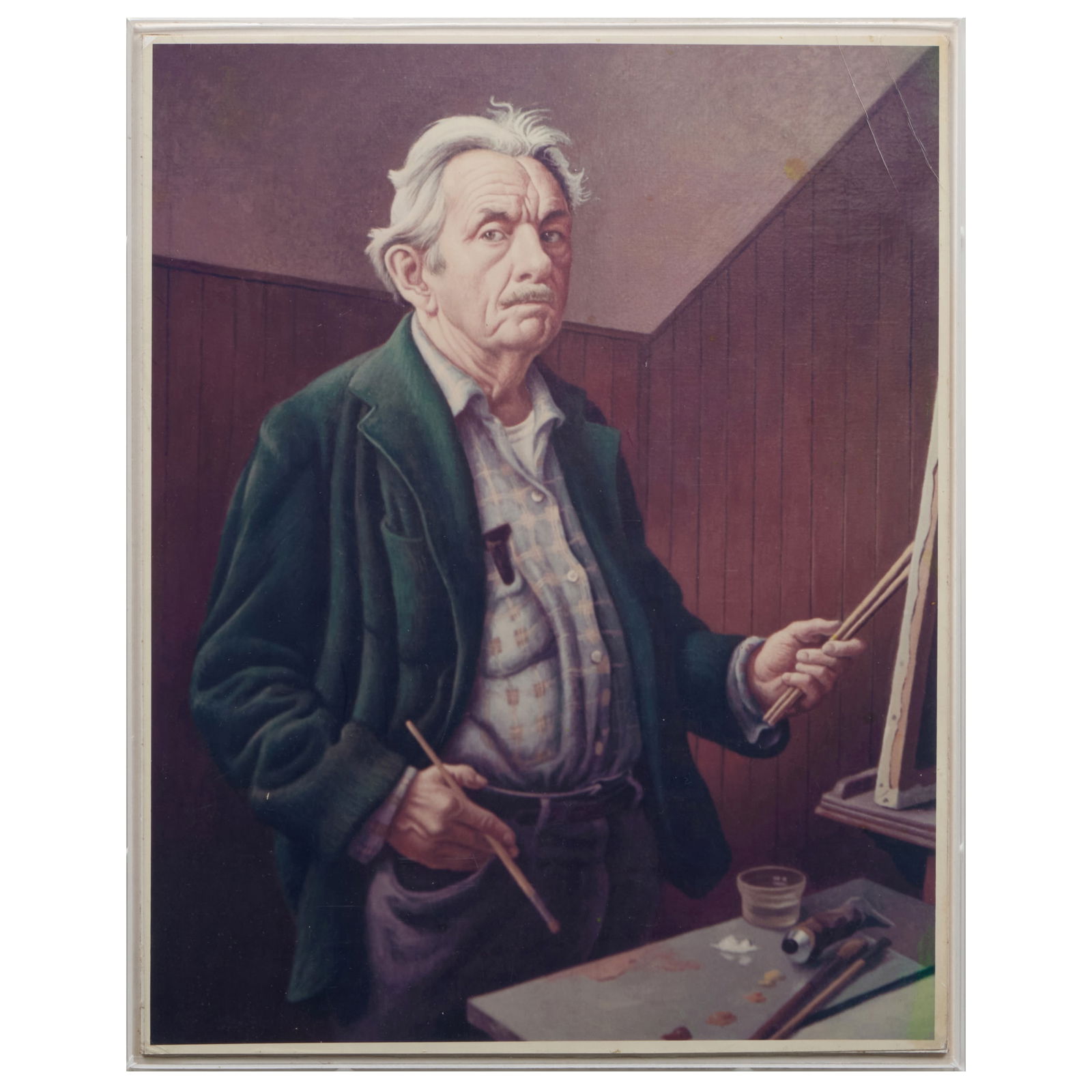 After Thomas Hart Benton (1889-1975): Self-Portrait (1 of 2)