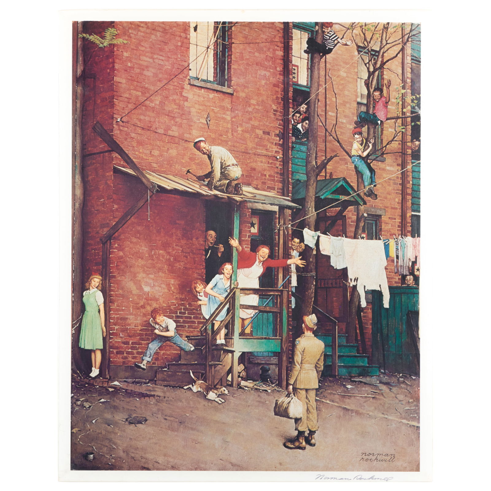 Norman Rockwell (1894-1978): Homecoming; The Runaway; and Before and After: A Pair (1 of 15)