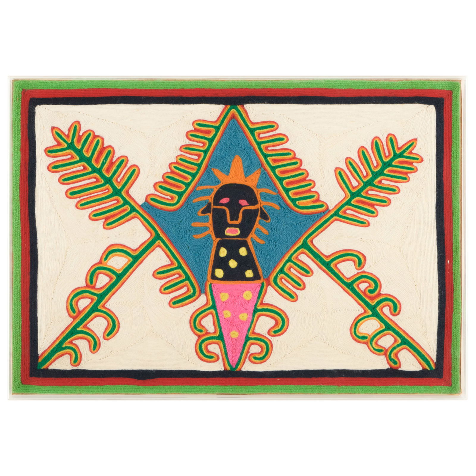 Huichol Yarn Paintings: Group of Four (1 of 13)