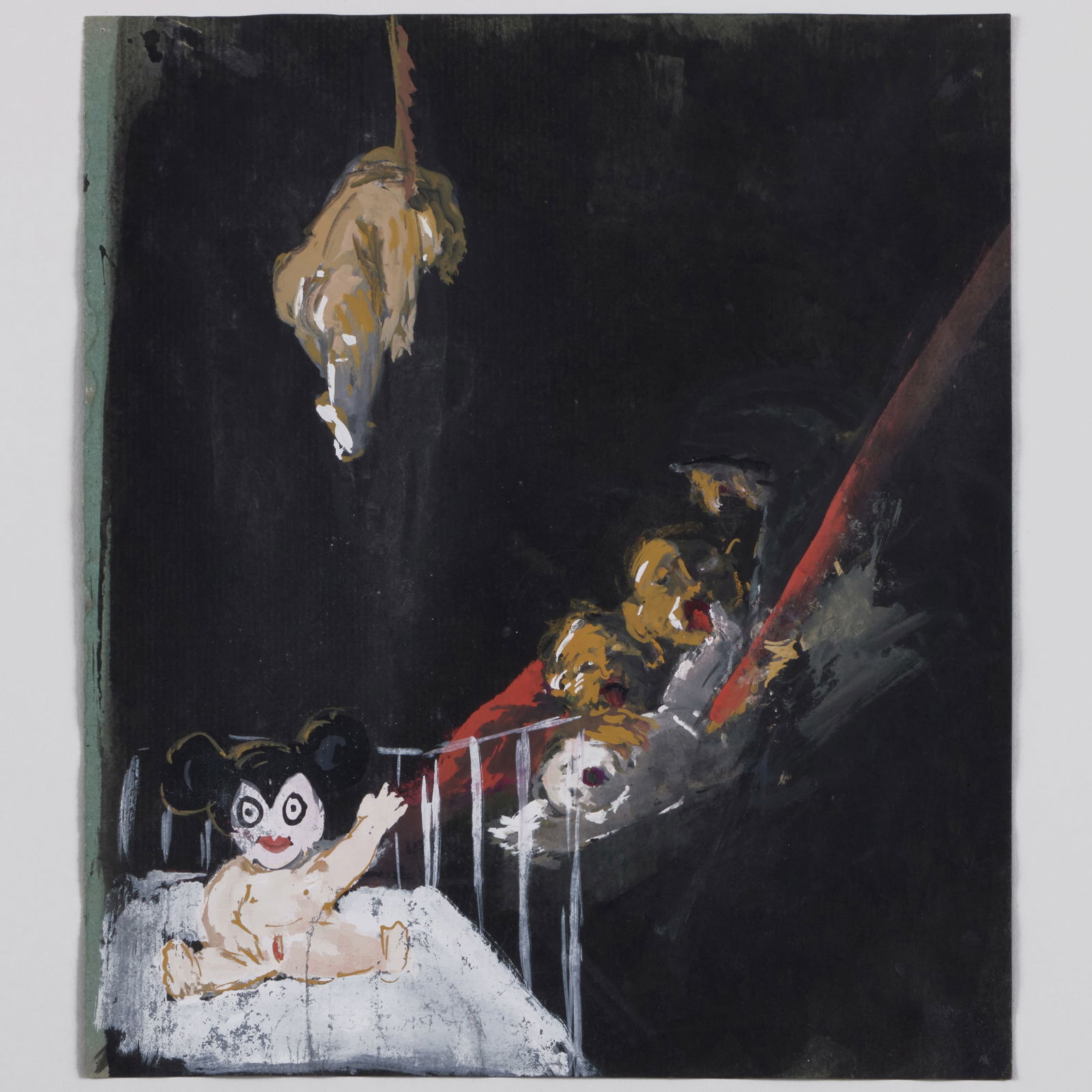 Konstantin Kakanias (b. 1961): Untitled: Konstantin Kakanias (b. 1961): Untitled Gouache on paper, signed with initials 'KK' on the reverse. 14 3/8 x 12 in. (sheet), unframed. Property from the Collection of Paul Kasmin