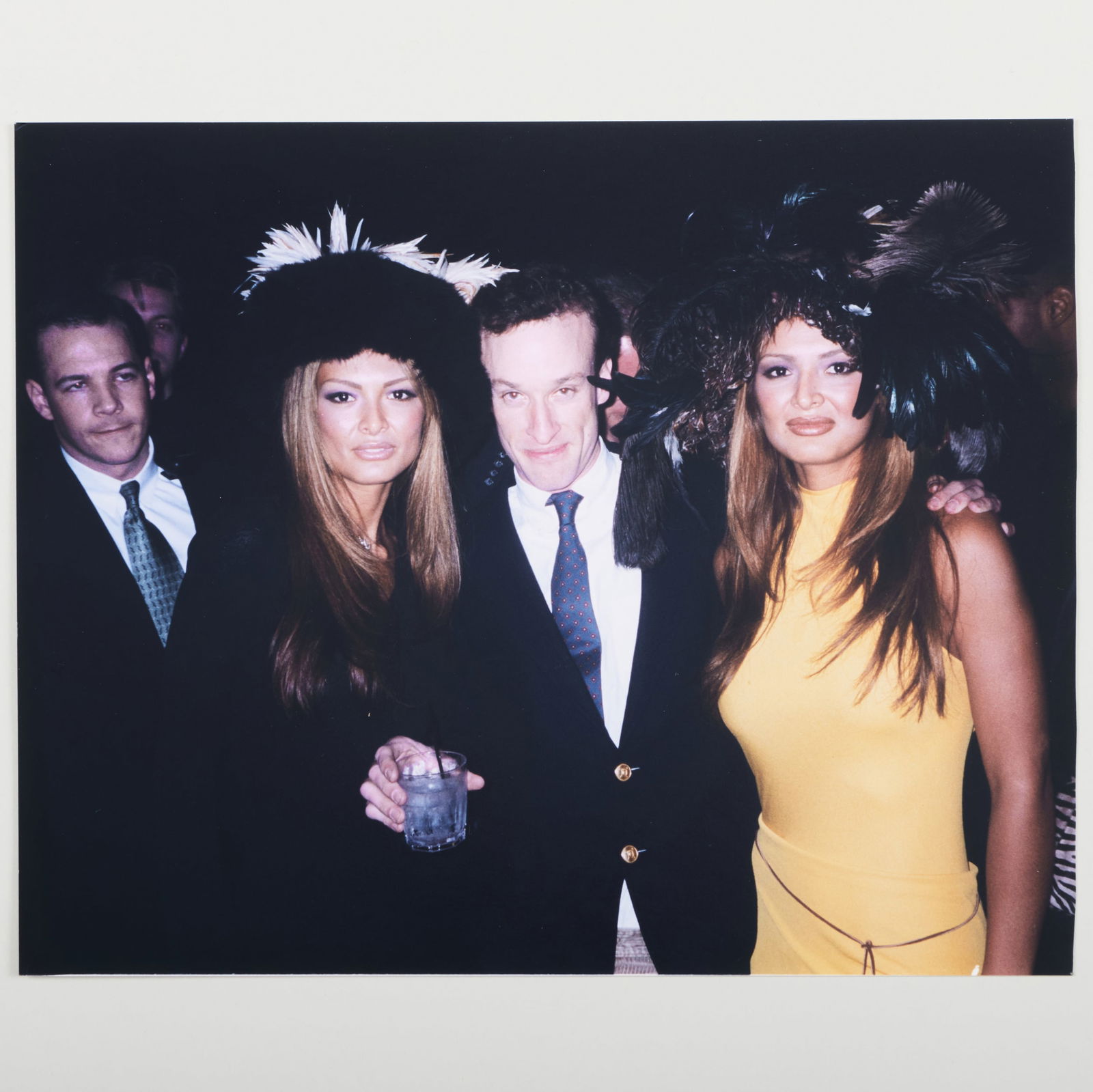 David Henry Brown Jr. (b. 1970): Alex Von Furstenburg: Group of Four Photographs: David Henry Brown Jr. (b. 1970): Alex Von Furstenburg: Group of Four Photographs Including: Twin Playboy Playmates, Bill Clinton, Jane Seymour and James Brown, four color photographs, 2000, all signed