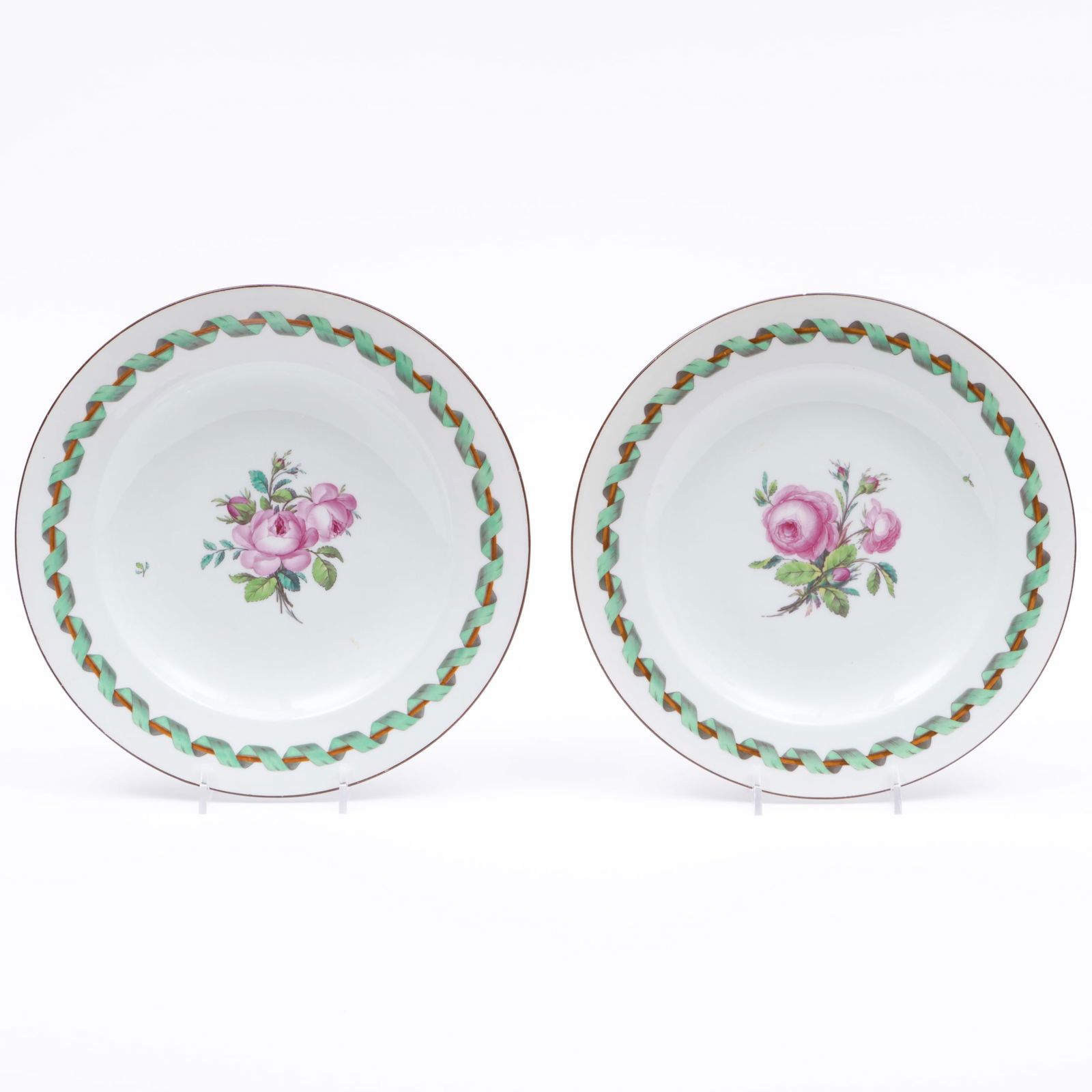 Pair of Berlin Porcelain Soup Plates (1 of 10)