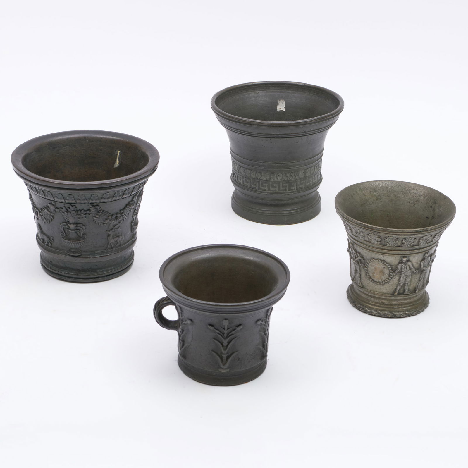 Group of Four Italian Bronze Mortars (1 of 12)