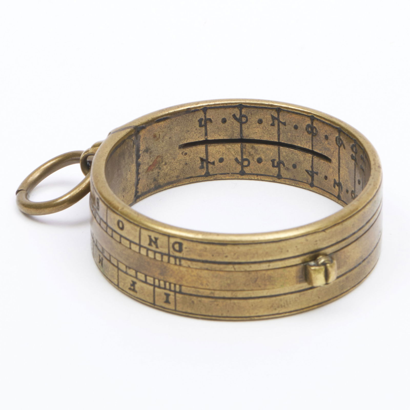 Goo Brass Ring Dial, Possibly Continental (1 of 7)
