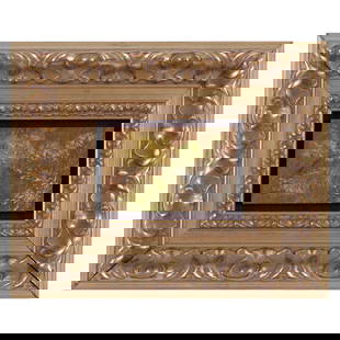 20th Century School: Untitled: 20th Century School: UntitledOil on board, signed 'Heffner' lower left.3 3/8 x 4 7/8 in., 10 x 11 5/8 in. (frame).Property of an Upper East Side Collector