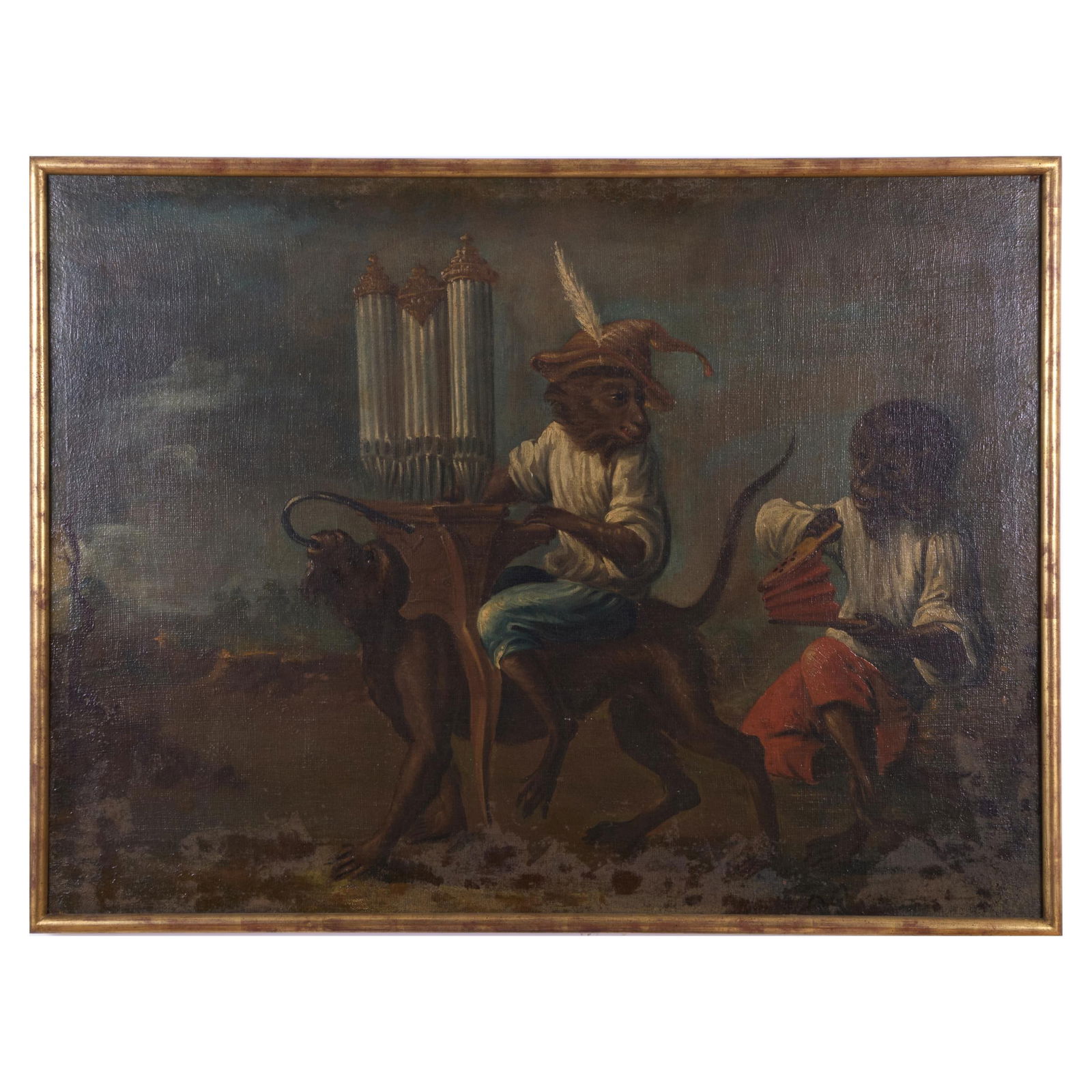 European School: Two Jolly Monkeys (1 of 2)