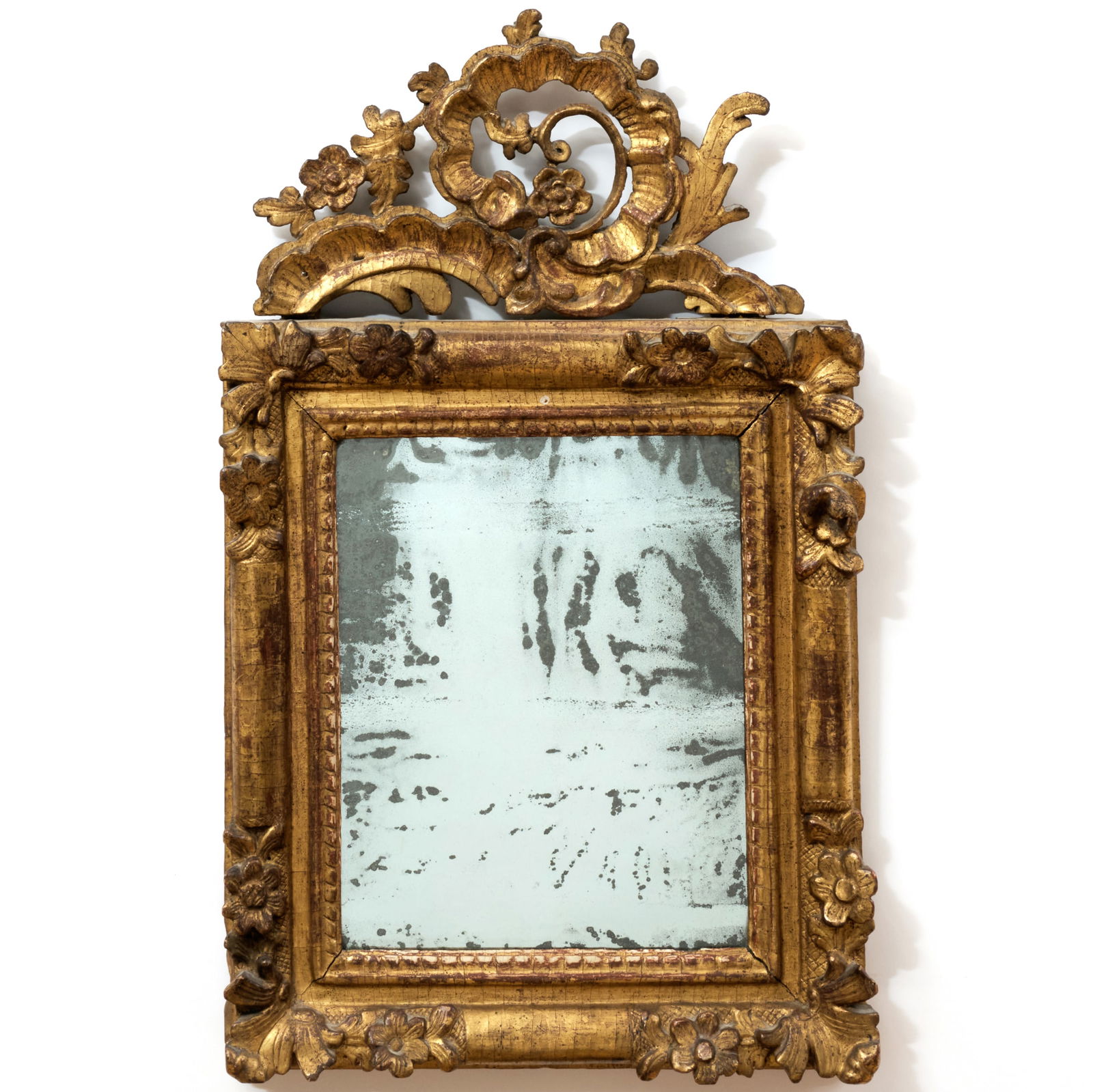 Small Louis XV Giltwood Mirror (1 of 4)