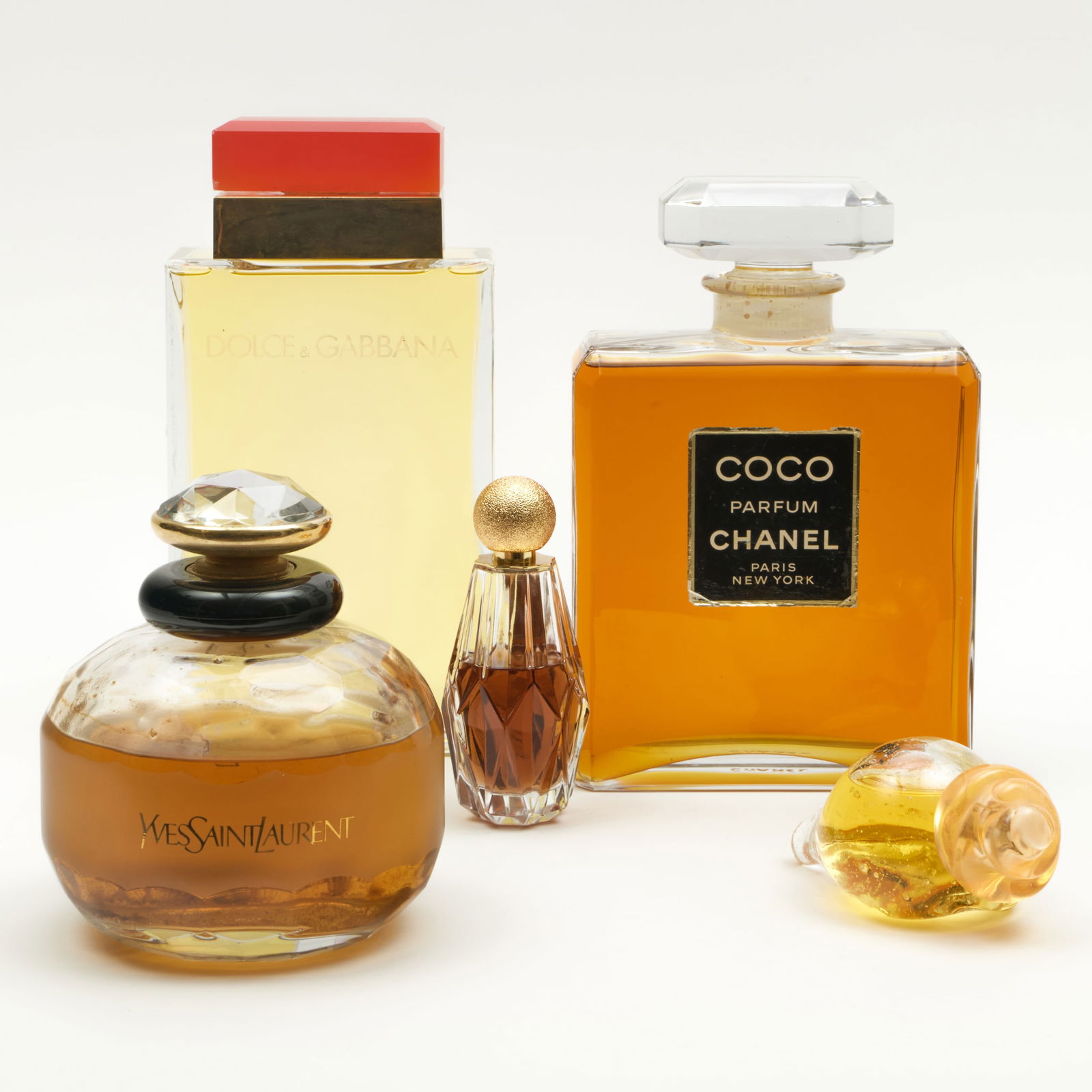 Three Large Designer Factice Perfume Bottles (1 of 5)