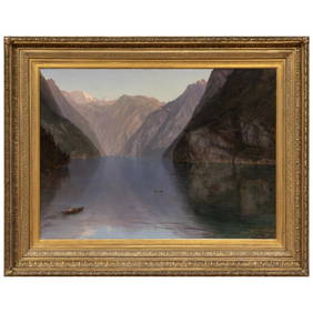 Frederic Edwin Church (1826-1900): View of Eibsee (1 of 8)