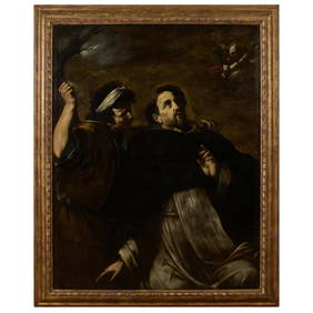 Attributed to Micco Spadaro (1609-c.1675): Martyrdom of Saint Peter of Verona (1 of 2)