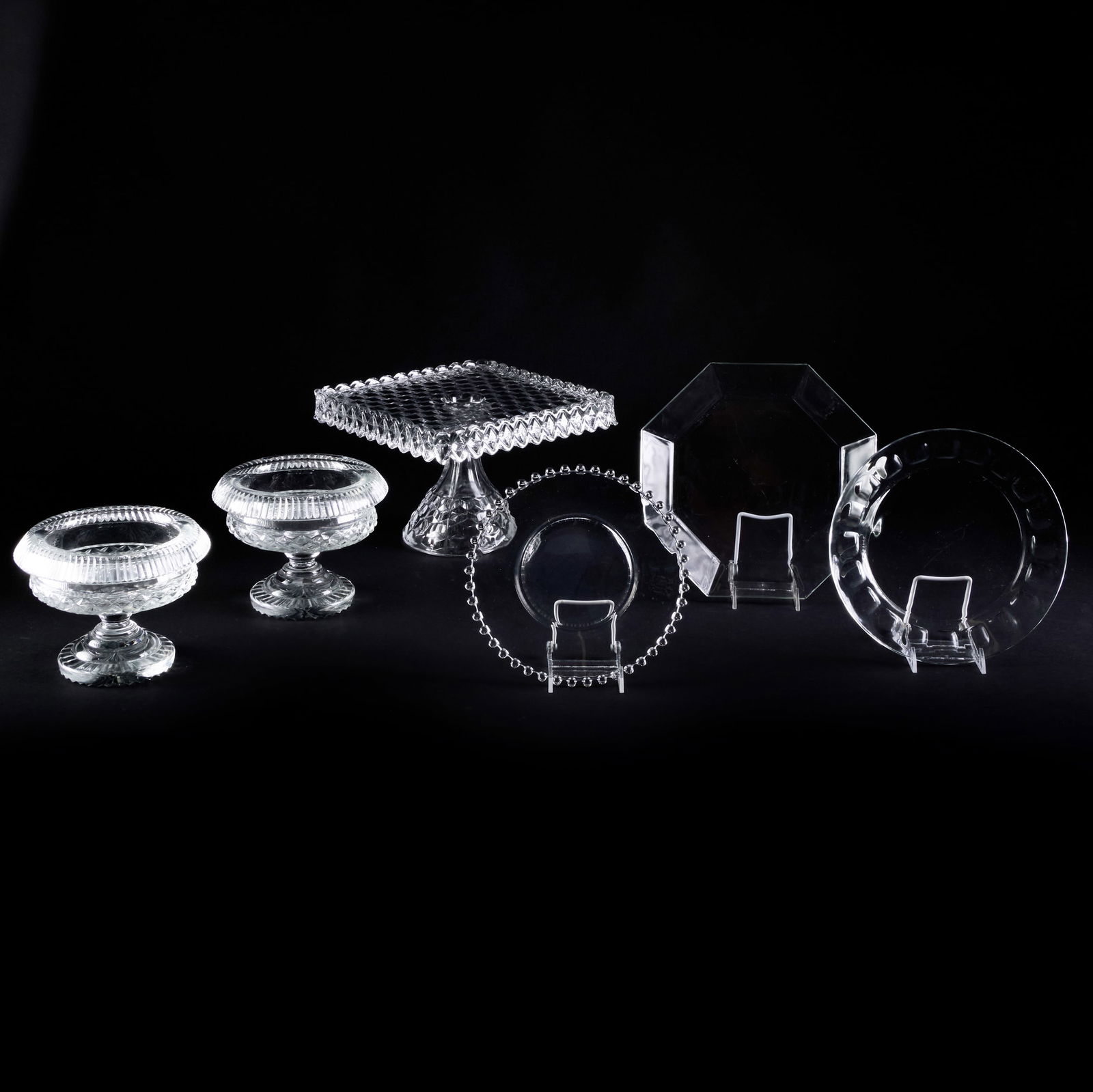 Assembled French Glass Part Service (1 of 20)