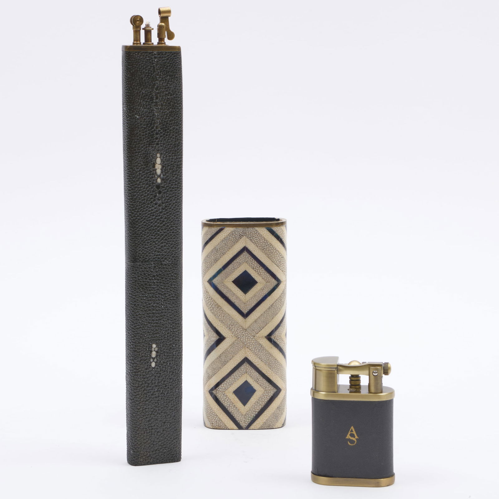 Two Augousti Stevenson Shagreen Table Lighters (1 of 15)