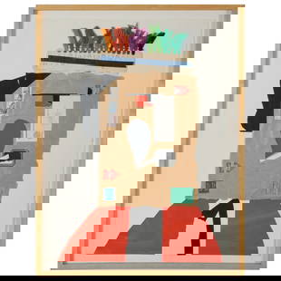 Ivan Chermayeff (1932-2017): Hotel Doorman: Ivan Chermayeff (1932-2017): Hotel Doorman Mixed media collage on paper, 1993, signed 'Ivan Chermayeff' and dated lower right, titled lower left, with label from Salander-O'Reilly Galleries, NY. 30 x