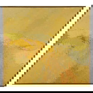 Roger Muhl (1929-2008): Untitled: Roger Muhl (1929-2008): UntitledOil on canvas, signed 'Muhl' lower right.43 x 47 in., 44 1/2 x 48 1/2 in. (frame).
