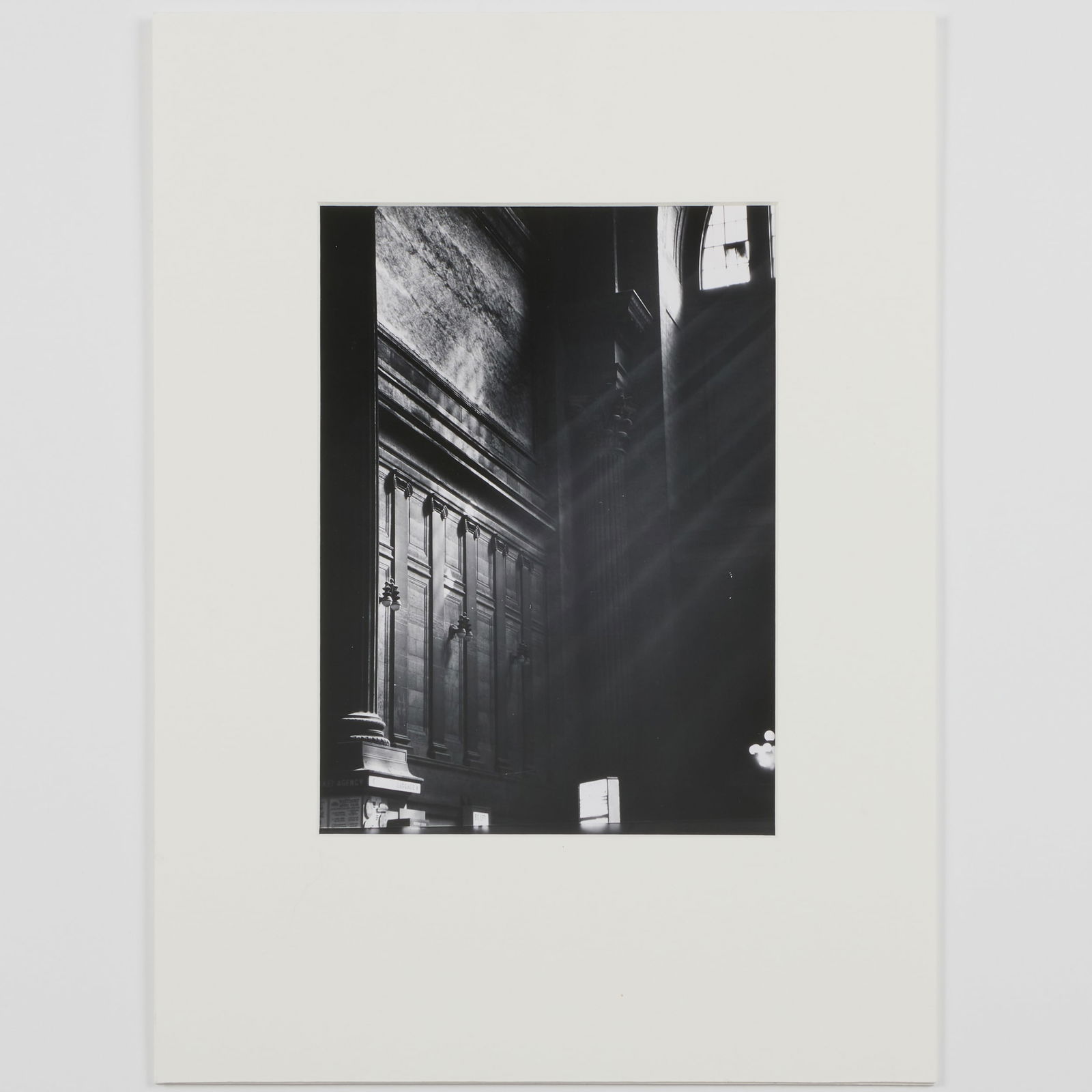 Walker Evans (1903-1975): Doomed Architecture, Penn Station, New York: Walker Evans (1903-1975): Doomed Architecture, Penn Station, New York Gelatin silver print, 1962, unsigned, variously inscribed on the reverse, with Life Magazine and Life Picture Collection inkstamps