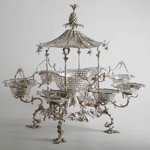 George III Silver Epergne