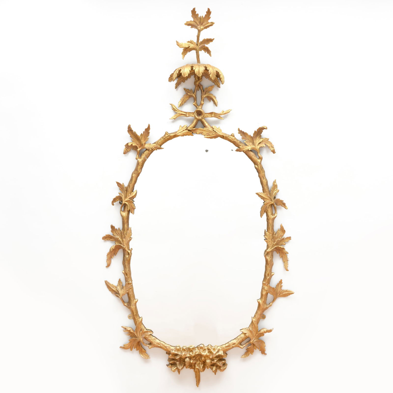 George III Giltwood Oval Mirror (1 of 13)