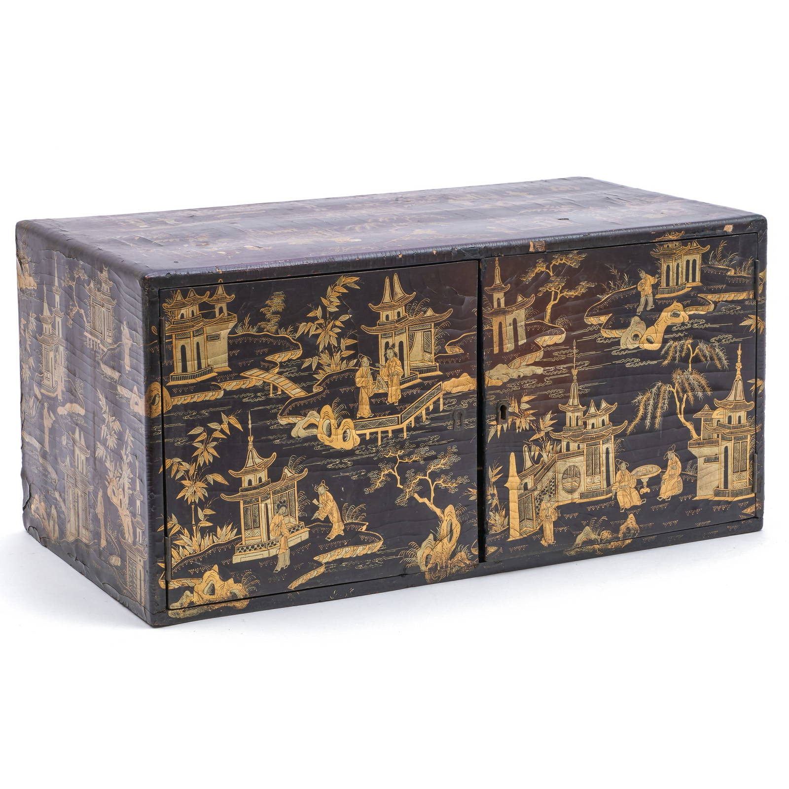 Chinese Lacquer Table Cabinet