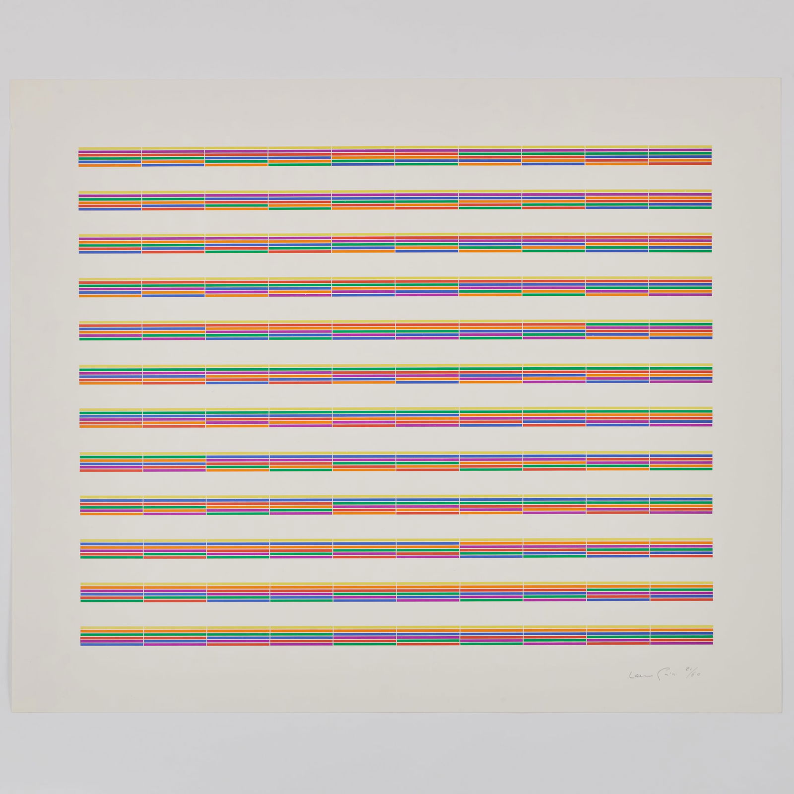 Laura Grisi (1939-2017): Stripes (1 of 11)