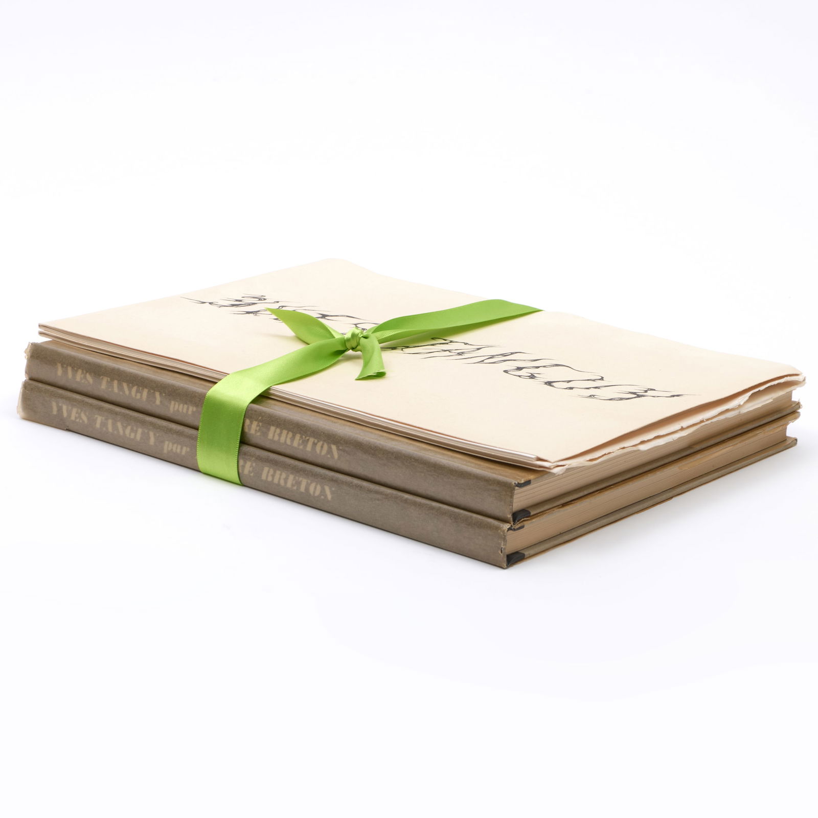 Yves Tanguy par Andre Breton, Pierre Matisse Gallery, 1946: Two Copies: Yves Tanguy par Andre Breton, Pierre Matisse Gallery, 1946: Two Copies Two bound books, 1946, unnumbered apart from the total edition of 1200 (there was also a deluxe edition of 50); together with Exh