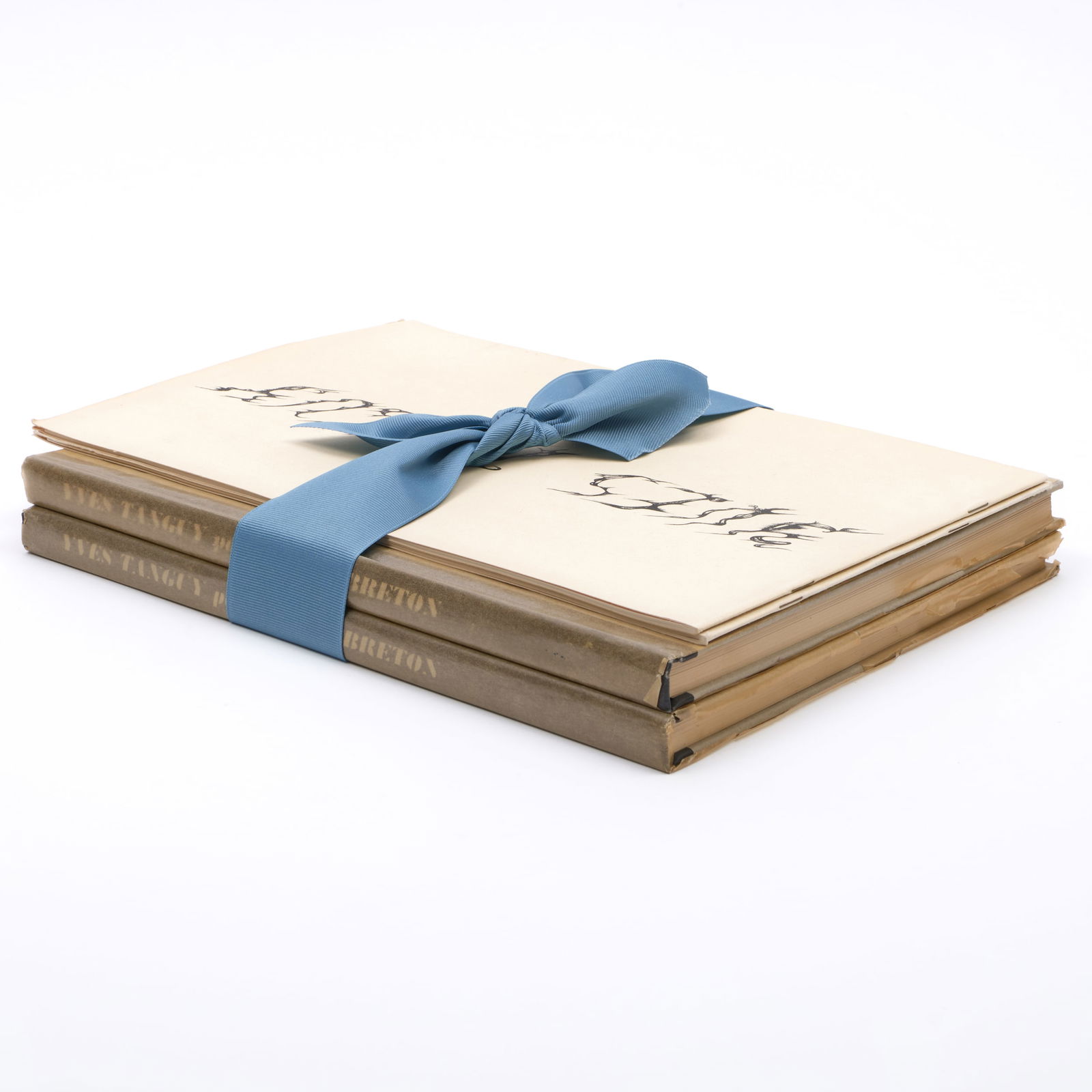 Yves Tanguy par Andre Breton, Pierre Matisse Gallery, 1946: Two Copies: Yves Tanguy par Andre Breton, Pierre Matisse Gallery, 1946: Two Copies Two bound books, 1946, unnumbered apart from the total edition of 1200 (there was also a deluxe edition of 50); together with Exh