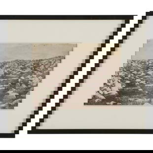 Louis Vignes (1831-1896) and Charles Nigre (1820-1880): Djebel-Mousa/ Sanctuaire Ruine situe au: Louis Vignes (1831-1896) and Charles Nigre (1820-1880): Djebel-Mousa/ Sanctuaire Ruine situe au sommet Albumen print, unsigned, with label from Paul Kasmin Gallery, NY. 7 3/4 x 10 in. (sheet), 13 x 15