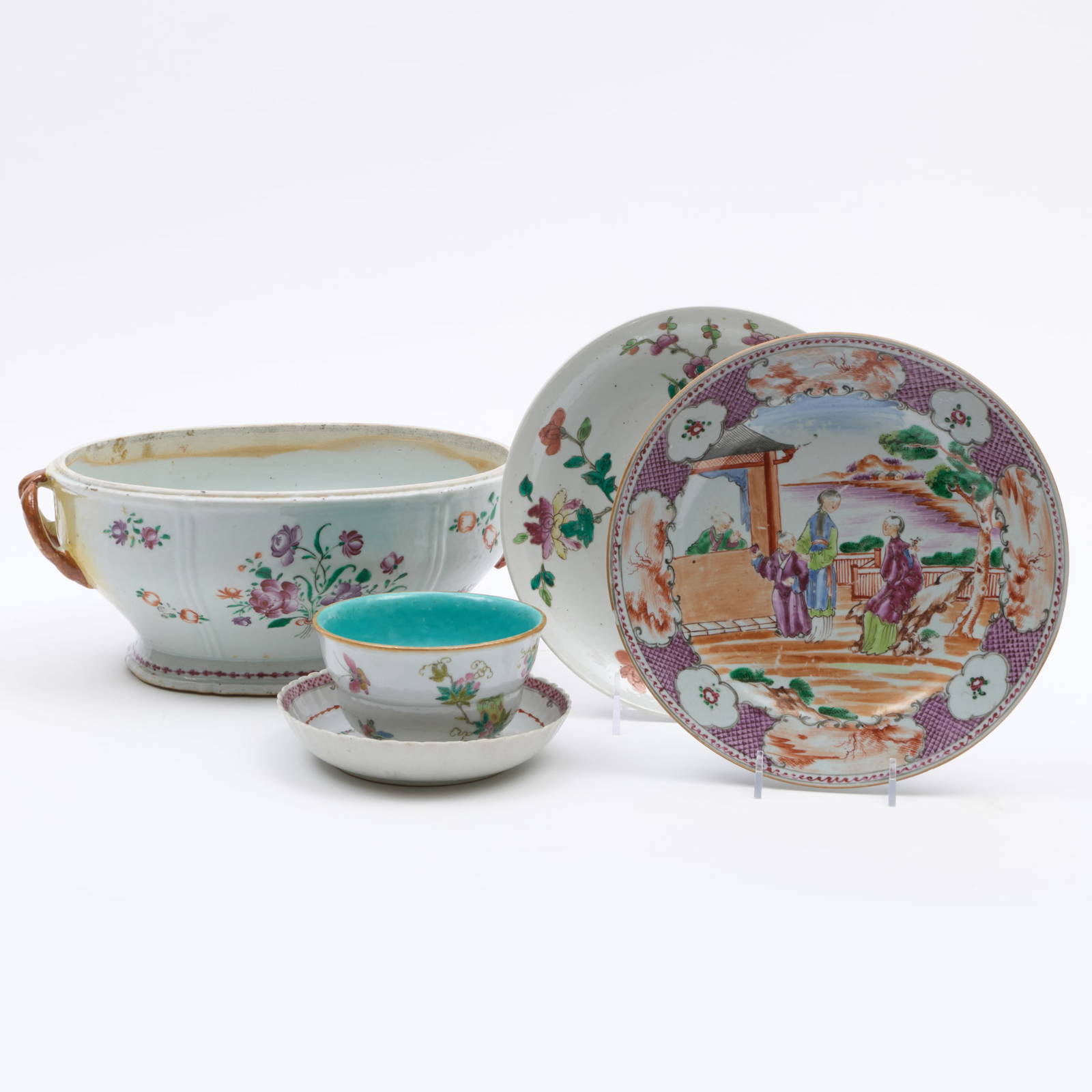 Group of Chinese Export Porcelain Wares